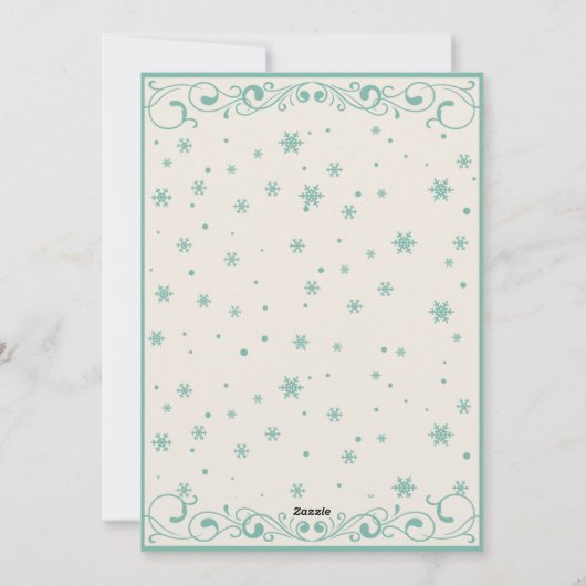 モダンヴィンテージクラシックウィンターピースラブ シーズンカード (裏面)