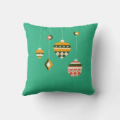 モダンヴィンテージシンプルクリスマス クッション (裏面)