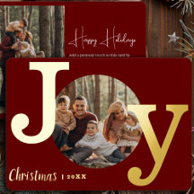 モダンヴィンテージタイプライター家族クリスマスフォト