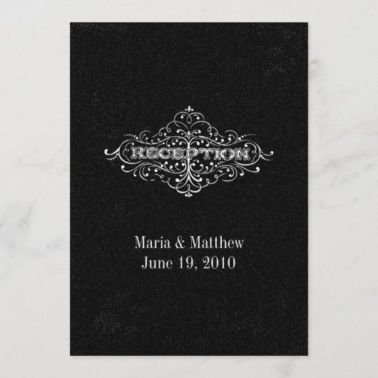 モダンヴィンテージタイポグラフィチョーク結婚ボードのメニュー メニュー (裏面)