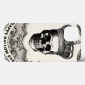 モダンヴィンテージハロウィンスカル Case-Mate iPhoneケース (裏面 (横))