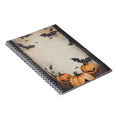 モダンヴィンテージハロウィン手帳 ノートブック (右側)