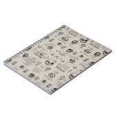 モダンヴィンテージハロウィン手帳 ノートブック (左側)