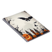 モダンヴィンテージハロウィン手帳 ノートブック (右側)