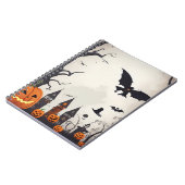 モダンヴィンテージハロウィン手帳 ノートブック (左側)