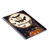 モダンヴィンテージハロウィン手帳 ノートブック (右側)