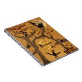 モダンヴィンテージハロウィン手帳 ノートブック (右側)