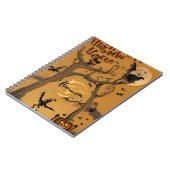 モダンヴィンテージハロウィン手帳 ノートブック (左側)