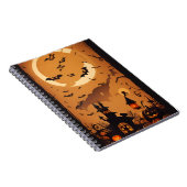 モダンヴィンテージハロウィン手帳 ノートブック (右側)