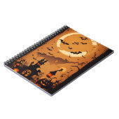 モダンヴィンテージハロウィン手帳 ノートブック (左側)