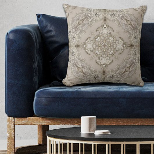 モダンヴィンテージパリファッションエレガントグレーベージュ クッション