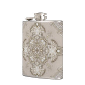 モダンヴィンテージパリファッションエレガントグレーベージュ フラスク (左)