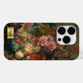 モダンヴィンテージビクトリアンスチルライフフラワーアートペ Case-Mate iPhoneケース (裏面 (横))