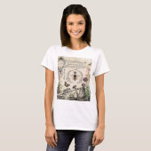 モダンヴィンテージビーフランスのガーデン Tシャツ (正面フル)
