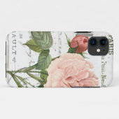 モダンヴィンテージフランスのバラ Case-Mate iPhoneケース (裏面(横))