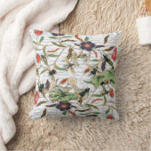 モダンヴィンテージフランスのビーツ&フラワーズ装飾用クッション クッション (ブランケット)