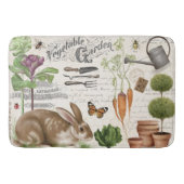 モダンヴィンテージフランスのファームハウスガーデンラビット バスマット (正面)