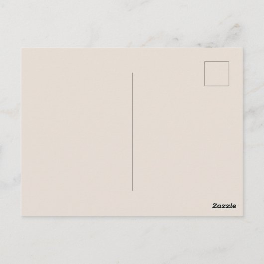 モダンヴィンテージフランスのフローラパリカフェ ポストカード (裏面)