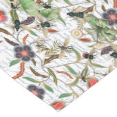 モダンヴィンテージフランスのミツバチと花 ショートテーブルランナー (コーナー)