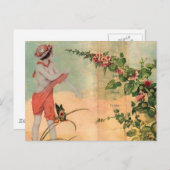 モダンヴィンテージフランスの収集はがき ポストカード (正面/裏面)