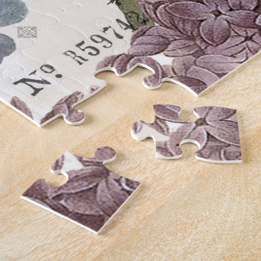 モダンヴィンテージフランスの花園ジグソーパズル ジグソーパズル (側面)