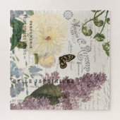 モダンヴィンテージフランスの花園ジグソーパズル ジグソーパズル (横)