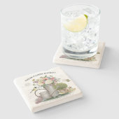 モダンヴィンテージフランスの農家花園 ストーンコースター (横)