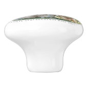 モダンヴィンテージフランスの農家花園 セラミックノブ (側面)