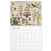 モダンヴィンテージフランスの2022カレンダー カレンダー (3月 2026)