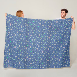 モダンヴィンテージフローラオンウッドトレンディー人気がある フリースブランケット