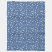 モダンヴィンテージフローラオンウッドトレンディー人気がある フリースブランケット (正面)