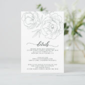 モダンヴィンテージフローラグレー詳細 エンクロージャーカード (スタンド正面)