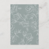 モダンヴィンテージフローラグレー詳細 エンクロージャーカード (裏面)