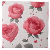 モダンヴィンテージラブバラコレクション タイル (正面)