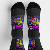 モダンヴィンテージレトロ ソックス (上部)