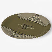 モダンヴィンテージレ結婚ース特殊イベント ペーパープレート