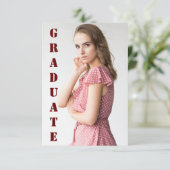 モダンヴィンテージロマン1960年代の卒業フローラ 出欠カード (スタンド正面)