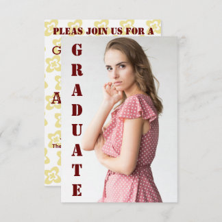 モダンヴィンテージロマン1960年代の卒業フローラ 出欠カード