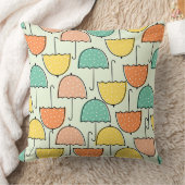 モダンヴィンテージ傘の柄lかわいい子供部屋 クッション (ブランケット)