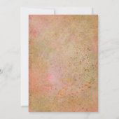 モダンヴィンテージ動揺して秋フローラ セーブザデート (裏面)