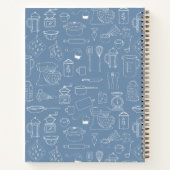 モダンヴィンテージ台所用品かわいいドードルレシピ ノートブック (裏面)