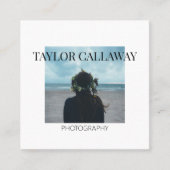 モダンヴィンテージ撮影画像 スクエア名刺 (正面)