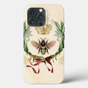 モダンヴィンテージ植物学の女王蜂 iPhone 13 PROケース