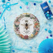 モダンヴィンテージ植物性女王蜂 ペーパープレート (パーティー)