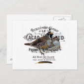 モダンヴィンテージ秋 ポストカード (正面/裏面)