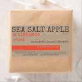 モダンヴィンテージ素朴スタイル石鹸の製品包装 ラベル (インサイチュ)