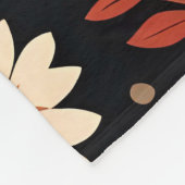 モダンヴィンテージ美しいフローラ収集 フリースブランケット (角)