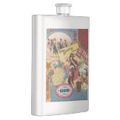 モダンヴィンテージ西部女性のカーボーイ フラスク (右)