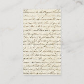 モダンヴィンテージ赤いハートハッピーバレンタインデー エンクロージャーカード (裏面)