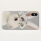 モダンヴィンテージ農家の白うさぎ Case-Mate iPhoneケース (裏面(横))